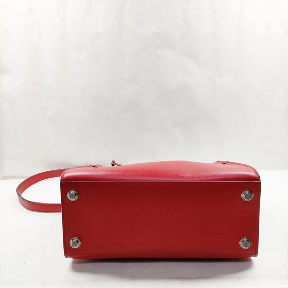 Louis Vuitton CITY STEAMER Red Leather Hand Bag mon-903-091125 - Picture 9 of 16